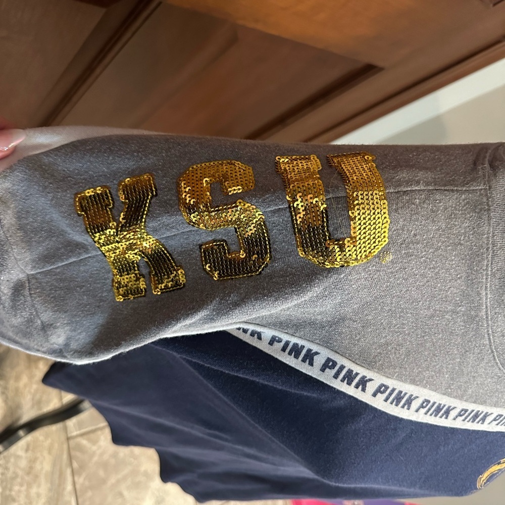 PINK Campus KSU LIMITED EDITION crewneck - Picture 3 of 7